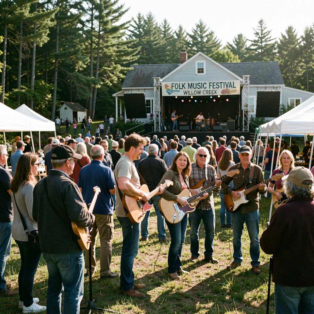 First-ever three-day festival features Maine musicians, craft vendors, and a Friday night contra dance.